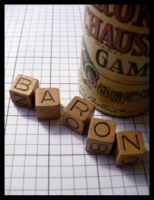 Dice : Dice - Game Dice - Baron Munchausen Wood Letter Dice Ebay Aug 2009